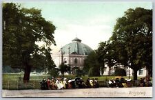 Vtg England Brighton Dome Pavilion Grounds 1910s Old View Postcard picture