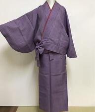 Japanese Washable 2-Part Kimono Striped Separate picture