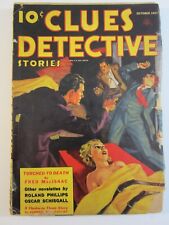 Clues Detective Stories Pulp v.38 #5, March 1937 GD/VG picture