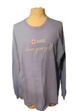American Red Cross Platelet Donor Long Sleeve Shirt Estimated Size 