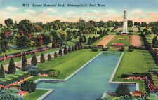 Postcard Sunset Memorial Park  Minneapolis St Paul Minnesota picture