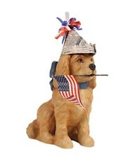 Bethany Lowe American Patriotic Puppy Figurine  picture