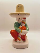 Vintage (1921-1941) Japanese Ceramic Hors d'oeuvers Holder_ Mexican Figure_7.5