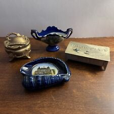 4 Antique New York Souvenir Pieces - Watkins Glenn, Albany, Buffalo picture