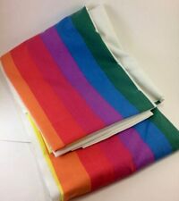 🌈Vintage “Tomorrows Rainbow” Wamsutta Twin Flat Sheet- seen on Stranger Things picture
