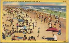 Wildwood-By-The-Sea New Jersey General Scene along the Beach 1945 picture