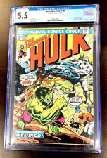 INCREDIBLE HULK #180 CGC 5.5 1st APPEARANCE (CAMEO) WOLVERINE White Pages 1974 picture