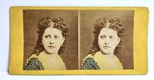 1870s British royal Princess Louise; stereoview card photo picture