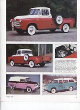 1954 1955 1956 -1959 1960 DODGE TRUCKS POWER WAGON 13 pg COLOR Article SWEPTSIDE picture