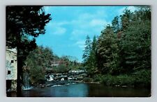 Sautee GA-Georgia, Watts Mill Dam, Chattahoochee River, c1972 Vintage Postcard picture