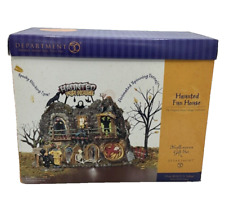 Department 56 Haunted Fun House Halloween Village Animated Gift Set #56.55094 picture