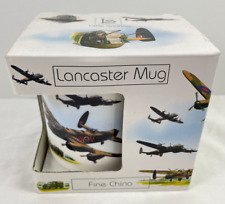 Lancaster Plane Mug RAF England WWII Bomber LSC Little Snoring Co picture