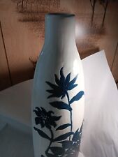 Lovely Porcelain Vase Blue Flowers  picture