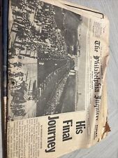 1963 NOV 26 PHILADELPHIA INQUIRER NEWSPAPER - JFK, HIS FINAL JOURNEY - NP 3139 picture