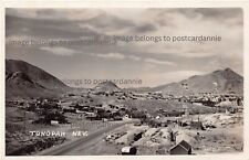 RPPC Tonopah NV Nevada Mac Namara Mining Co Mine Town 1943 Photo Vtg Postcard W5 picture