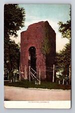 Jamestown VA-Virginia, Old Church Tower, Antique, Vintage Souvenir Postcard picture