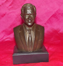 🌈 USA 43rd PRESIDENT GEORGE W. BUSH BRONZED BUST 2001 FIGURINE DESIGN MASTERS picture