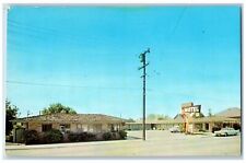 c1950's Sandstone Motel & Restaurant Classic Cars Salinas California CA Postcard picture