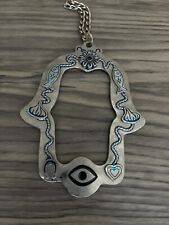Jewish Hebrew Hamsa Home Blessing Good Luck Metal Home Decor picture