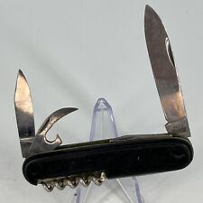 Vintage INOX Solingen Germany BLACK Pocket Knife picture