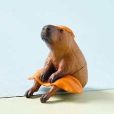 Capybara Figure Animal Sauna 7 with Towel Gashapon Capsule Toy Bandai picture