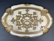 Florentine Style Decorative Tray Made In Italy picture