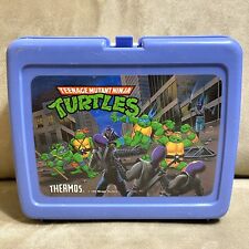 Teenage Mutant Ninja Turtles Lunchbox Blue TMNT 1989 Vintage Kids School 80s 90s picture