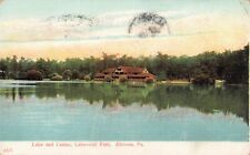 Lake & Casino Lakemont Park Altoona Pennsylvania PA 1910 Postcard picture