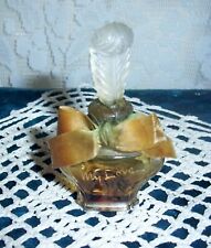 1940's Elizabeth Arden MY LOVE Feather Stopper French Perfume w/Ribbon & Label picture