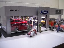 Ford Lincoln modern dealership 1/25 1/24th custom-built scale model car diorama picture