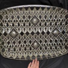 1950’s Acrylic Serving Tray Atomic Starburst Large 22”x 16” Lucite picture