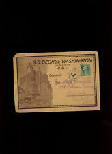 1901-1910 S.S. Geoge Washington Souvenir Foldout Postcard picture