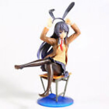 19cm Anime Seishun Buta Yarou wa Bunny Girl Sakurajima Mai Figure PVC Model Toy picture