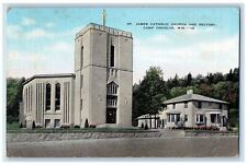 1949 St. James Catholic Church Camp Douglas Wisconsin WI Posted Postcard picture