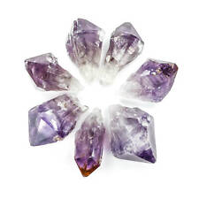 Large Dark Purple Amethyst Crystal Points (3 Pcs) Grade A Large Raw Purple picture