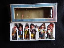Vintage lot of Elves in original box Hong Kong hand painted Christmas Ornament picture