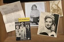 Diana Lynn Signed Autograph Photo 8x10 Fan Club Letter, Playbill Child Actress picture