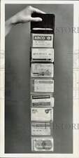 1971 Press Photo Wallet holds credit cards - lra68598 picture
