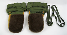Military Arctic Extreme Cold Weather Flyers Mitten Set Shell, Liner and Harness picture