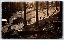 Postcard ID RPPC Gem Rare Burke Wallace  Mining  Ghost Town Shoshone County F6 picture