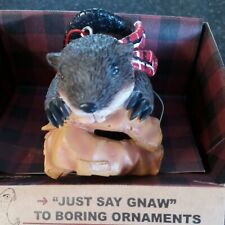 Duluth Trading Company - Angry Beaver Tree Ornament -Keepsake -Super Great picture
