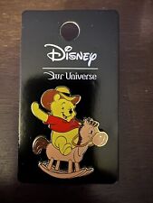 Our Universe Disney Winnie the Pooh Rocking Horse Western Enamel Pin picture