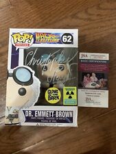 Dr Emmett Brown #62 Glow, Auto By Christopher Lloyd, Authenticated, Check Pics picture