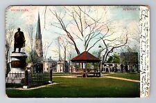 Newport RI-Rhode Island, Touro Park, Antique, Vintage c1909 Postcard picture