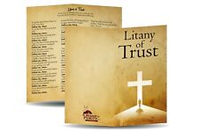 Litany of Trust Folded Prayer Card picture