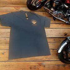 Harley Tee Thunder Tower Columbia, SC Thunderstruck Blue Brand New Size L picture