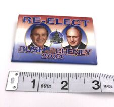 2004 Bush Cheney Presidential Re-Election Campaign Button 3x2 Inches  picture
