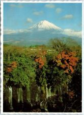 Postcard - A view of Mount Fuji and Shiraito Waterfalls - Japan picture