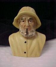 Vtg Old Salt Sailor Bust ~ Portuguese Fisherman with Pipe ~ Maritime Portugal picture