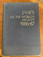1986-87 JANE'S ALL THE WORLD'S AIRCRAFT Hardcover Book D4 picture